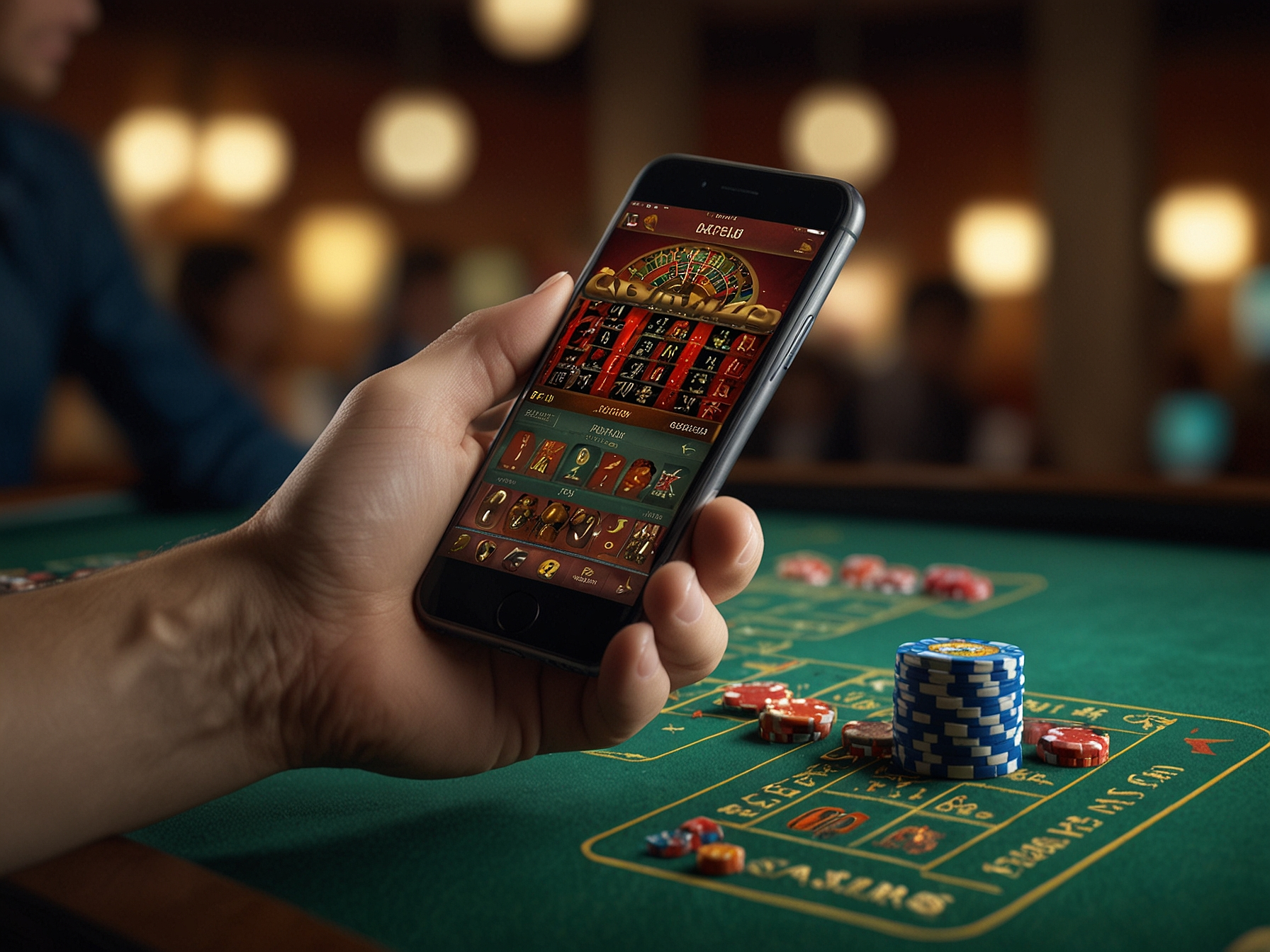 Rant Casino App auf Smartphone